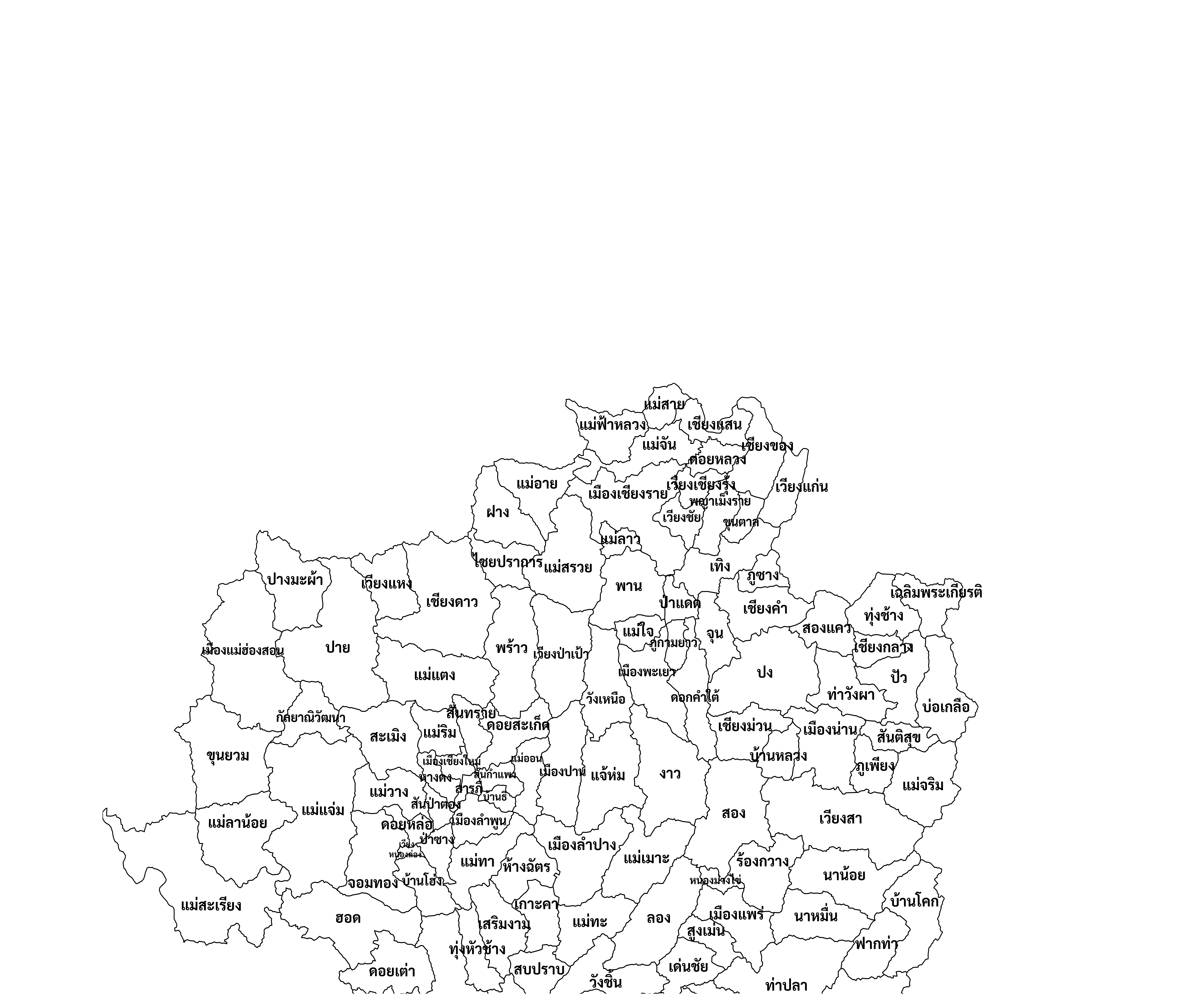 แผนที่อำเภอเชียงราย