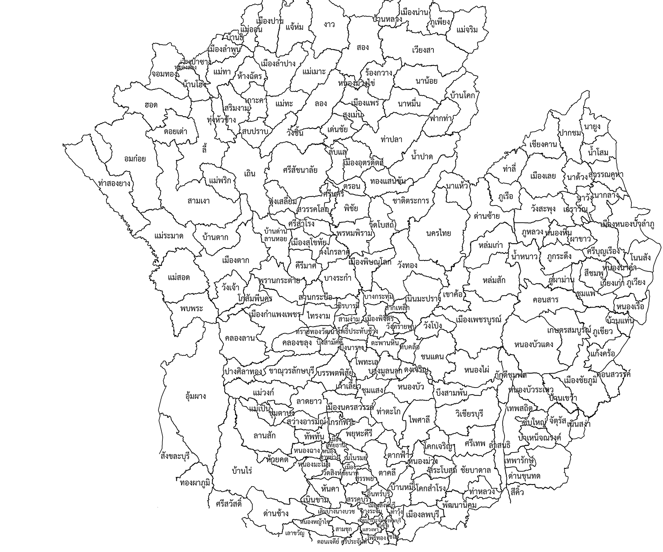 แผนที่อำเภอพิษณุโลก